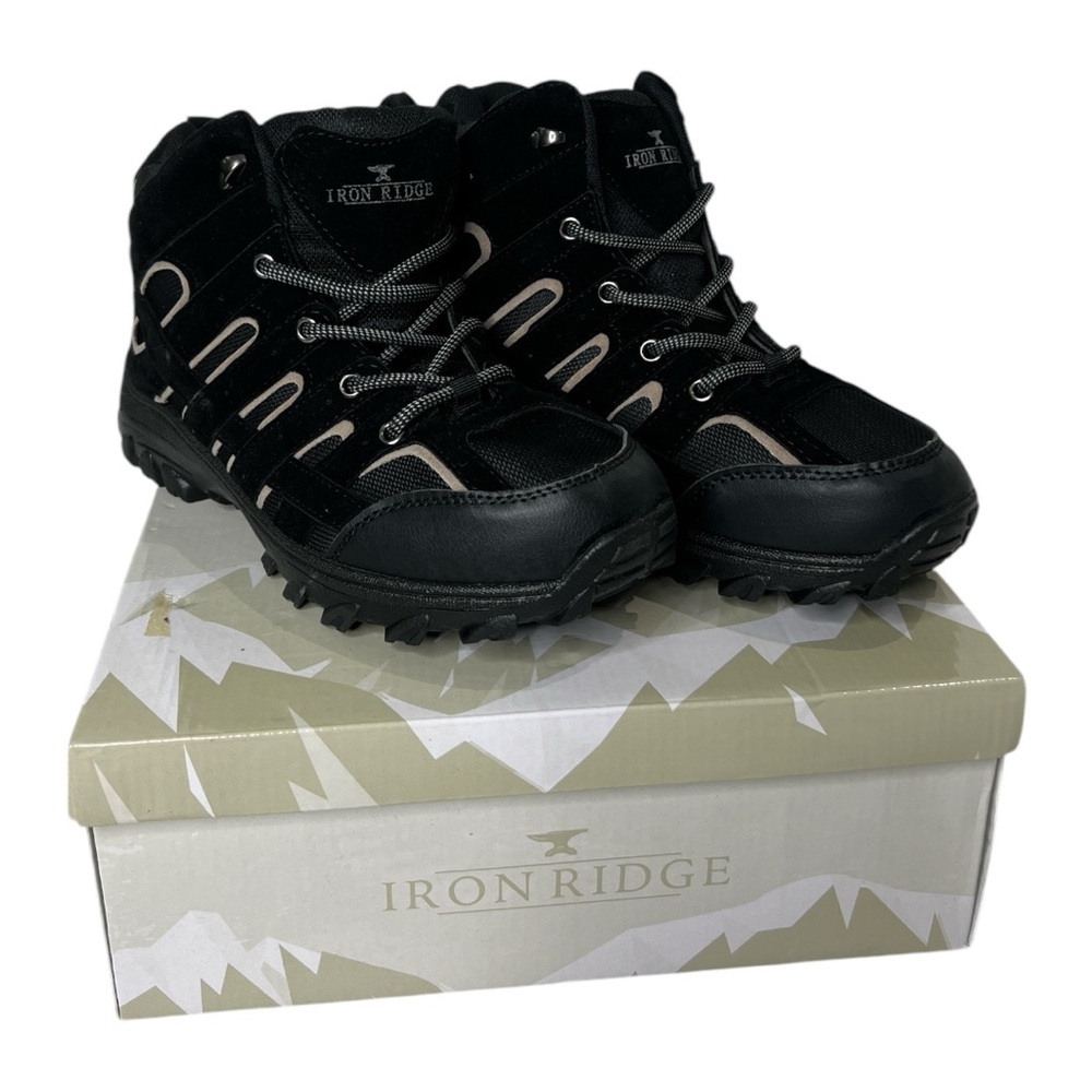 Iron‎ Ridge  Black Hiking Boots style #7134 8.5 NEW